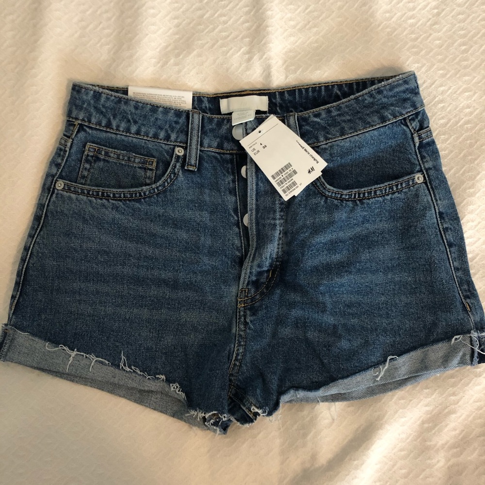 H&M Super High Waist Shorts